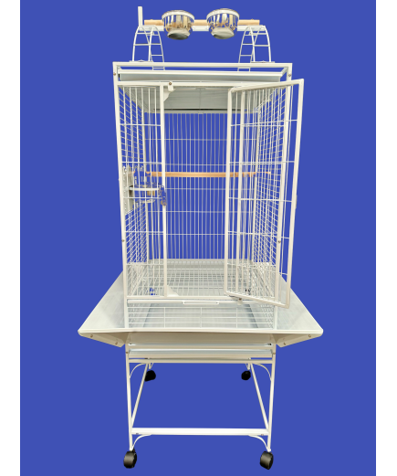 Parrot-Supplies Colorado Play Top Parrot Cage White